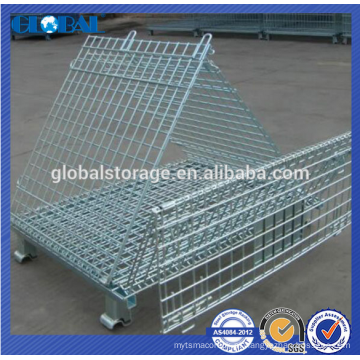 Recipiente dobrável galvanizado do fio do CE do certificado / fio para o armazenamento